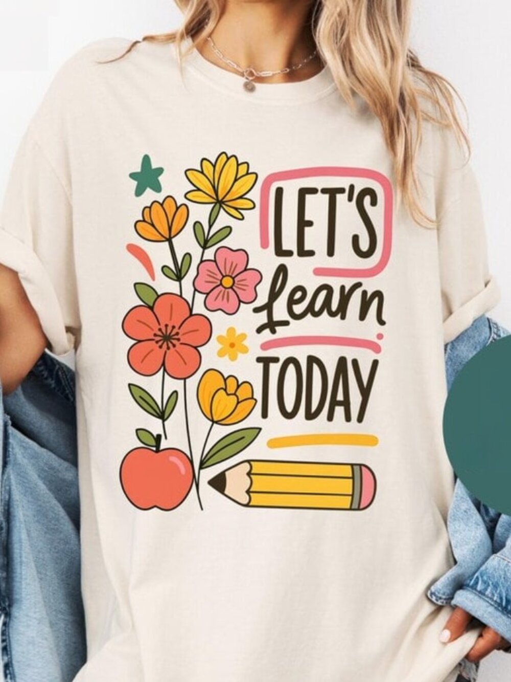 Cute Teacher Shirt, Floral Teacher Tee, Back To School Gift